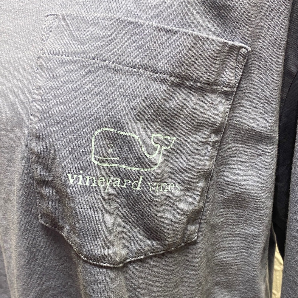 Vineyard Vines size XL Light Blue Cotton Shirt Long sleeve preppy soft comfy - Picture 4 of 10